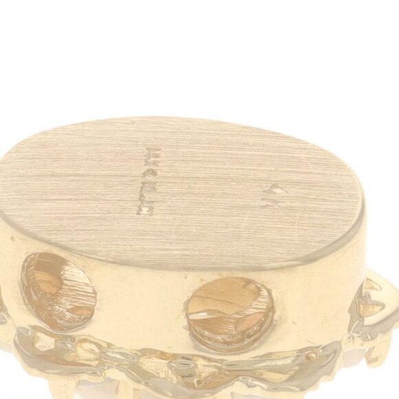 Richard Klein Australian Opal Halo Slide Charm - Yellow Gold 14k Cab 1.10ctw - Picture 4 of 4